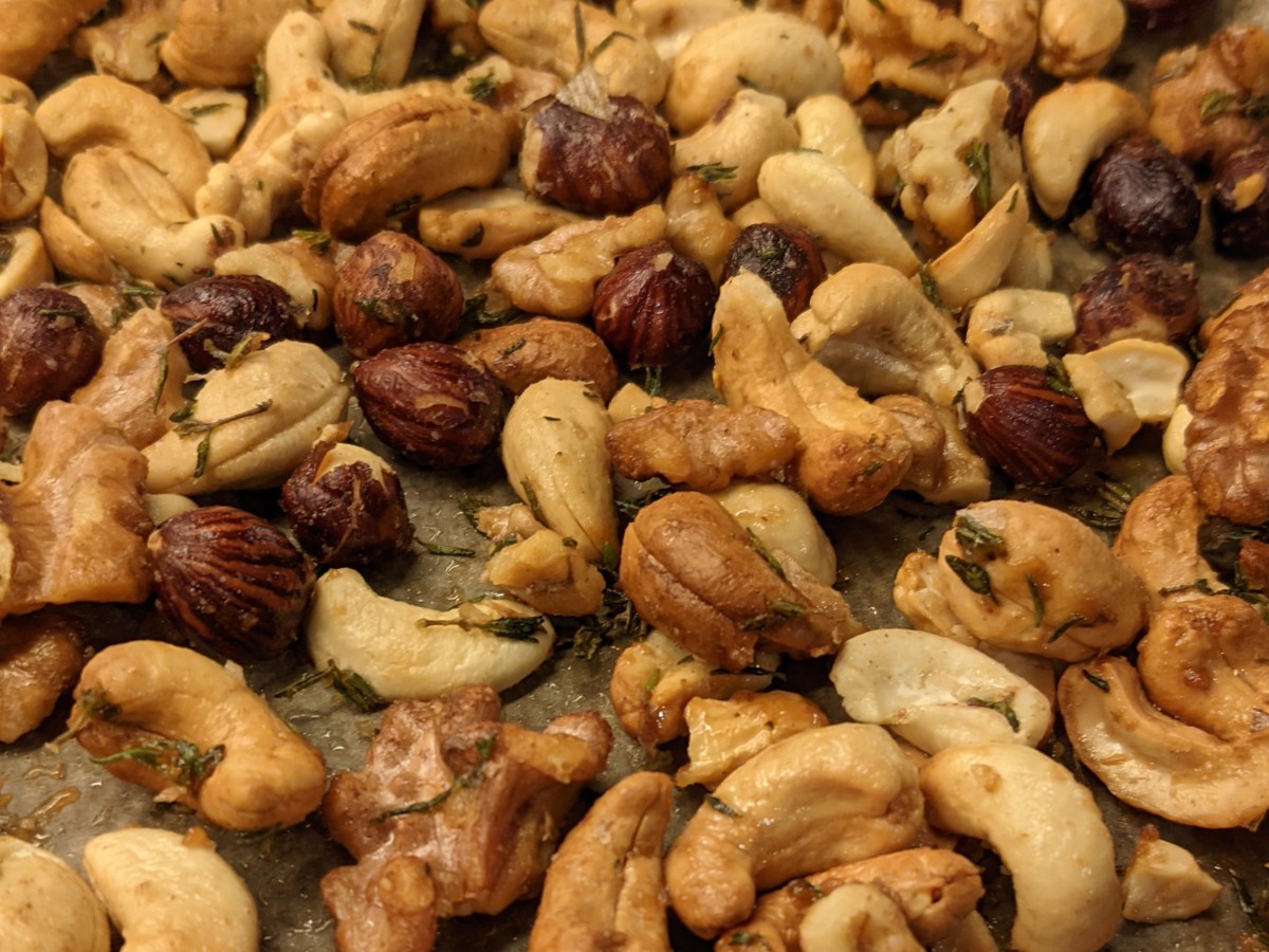 Thyme and maple&nbsp;nuts
